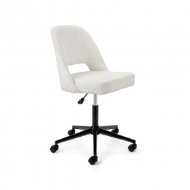Hilta Office Chair: Boucle Fur 